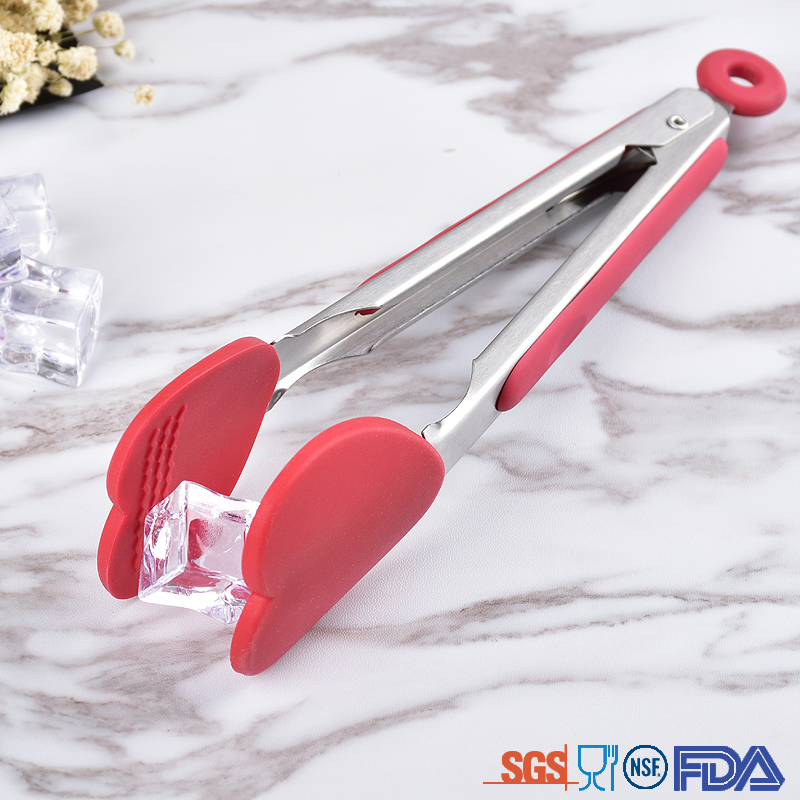 Heart shape  cake kitchen silicone  Amazon Hot food tongs