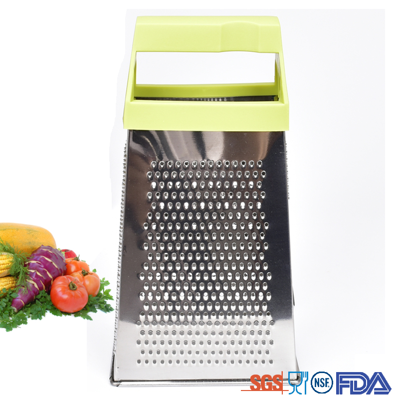 8.5 Inch stainless steel multi functional grater vegetable grater with plastic handle
