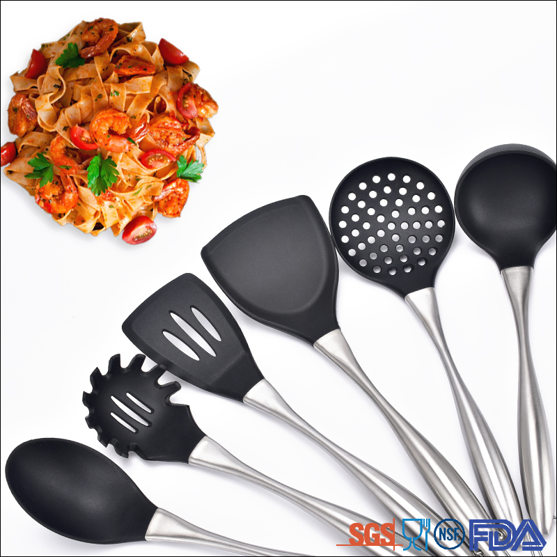 Kitchen accessories 100% food grade silicone cooking set kitchen utensils