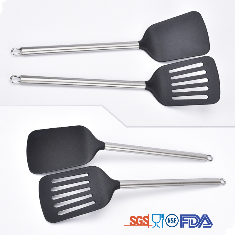 5 Piece Premium Quality Stainless Steel Nylon Material Personalized Kitchen Utensils Set
