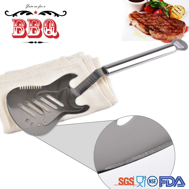 food grade stainless steel blade beautiful barbecue BBQ fish turners BBQ Barbecue fish spatula