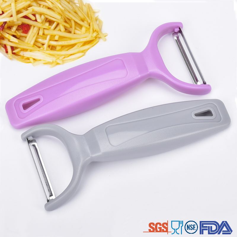 Wholesales Kitchen Tool Light Comfort Grips Plastic Multifunctional Fruit Orange Peeler