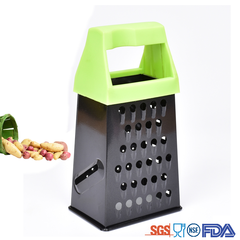 Non-stick coating 4 in 1 stainless steel multipurpose cheese grater for vegetable slicer