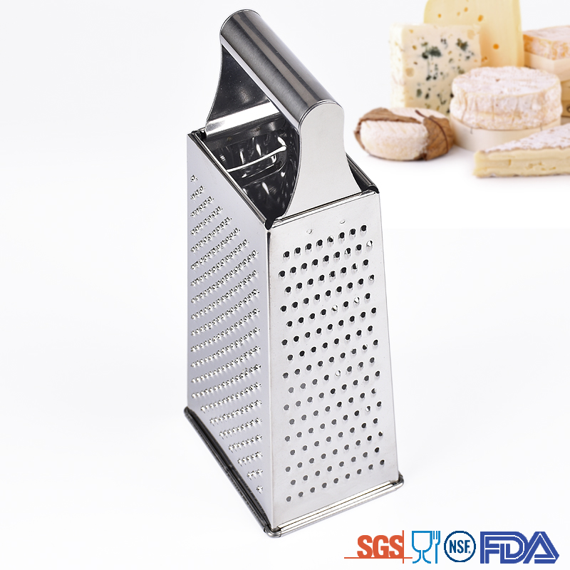 Ultra Steady Full Stainless Steel Kitchen Tool 4 Sided Vegetable Carrot Grater