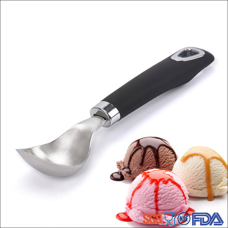 Non-slip Sanding light Stainless Steel Ice Cream Spoon