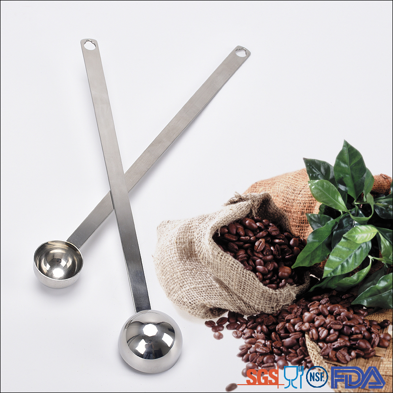 Long handle Stainless steel Tea Coffee Measuring Spoon