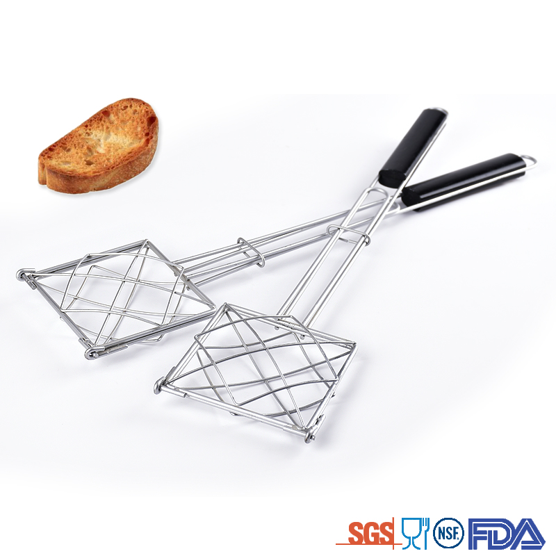 hot selling bbq accessories grill basket bread basket with chrome plated