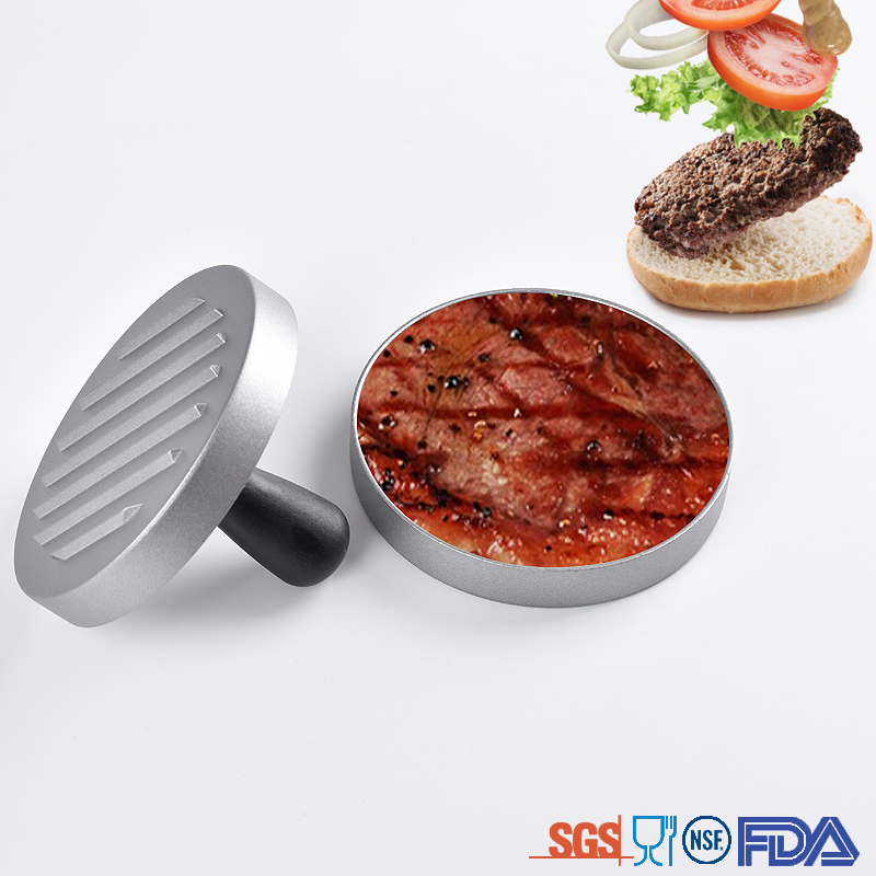 Factory supply Aluminum Burger Press Adjustable Hamburger Meat Patty Maker Cooking Hambureger Cooking Tool