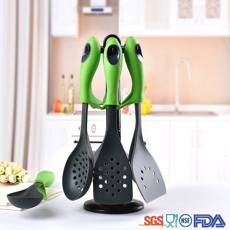 Best selling premium heat resistant utensils 8 Piece kitchen cooking tool set