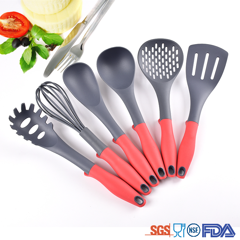 6 Piece best selling wholesale cooking tools food grade nylon kitchen utensils