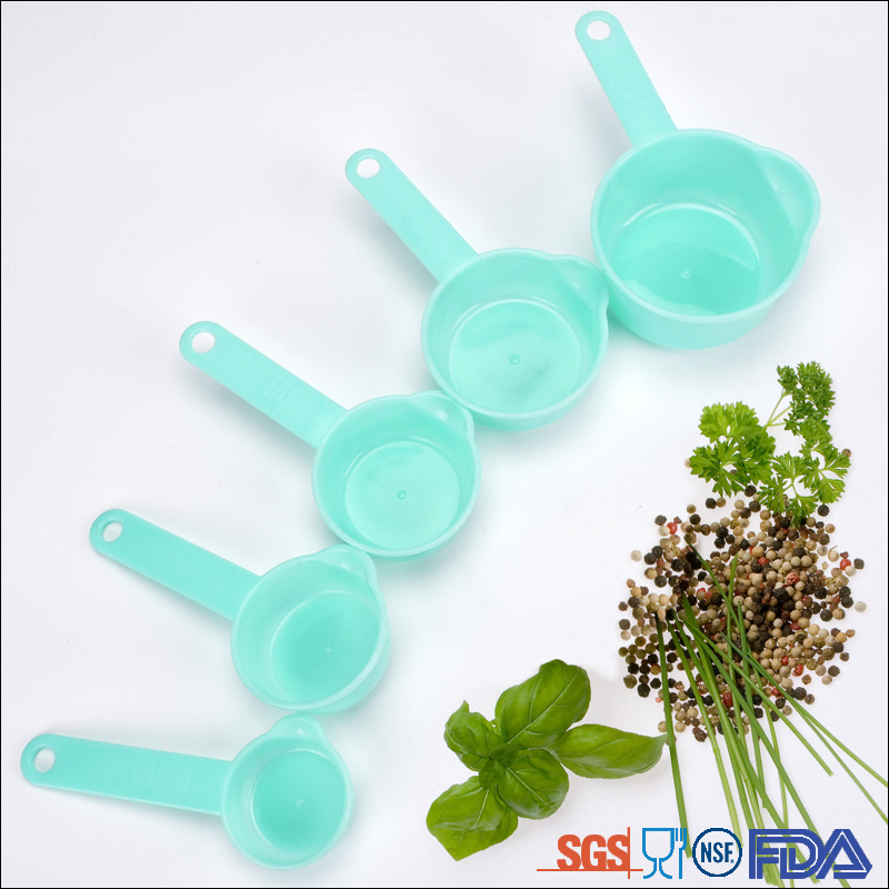 High quality 5 pcs Plastic Measuring Scoop Factory