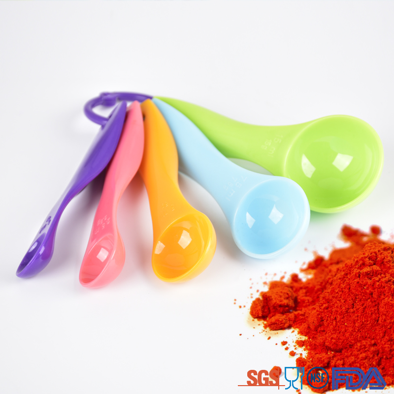 Great quality unique shapes 5 pcs plastic measuring scoops manufacturer