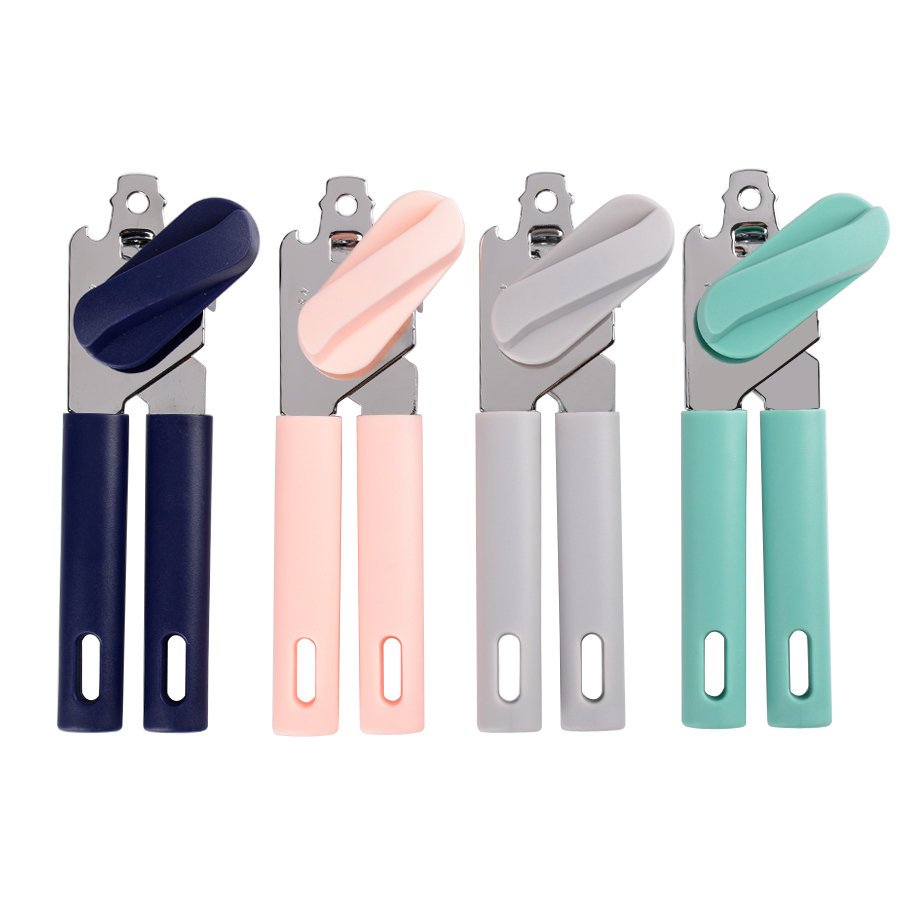 New Colorful plastic straight pink handles can openers